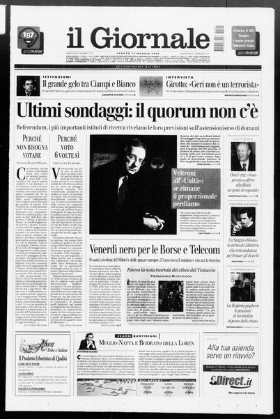 Il giornale : quotidiano del mattino